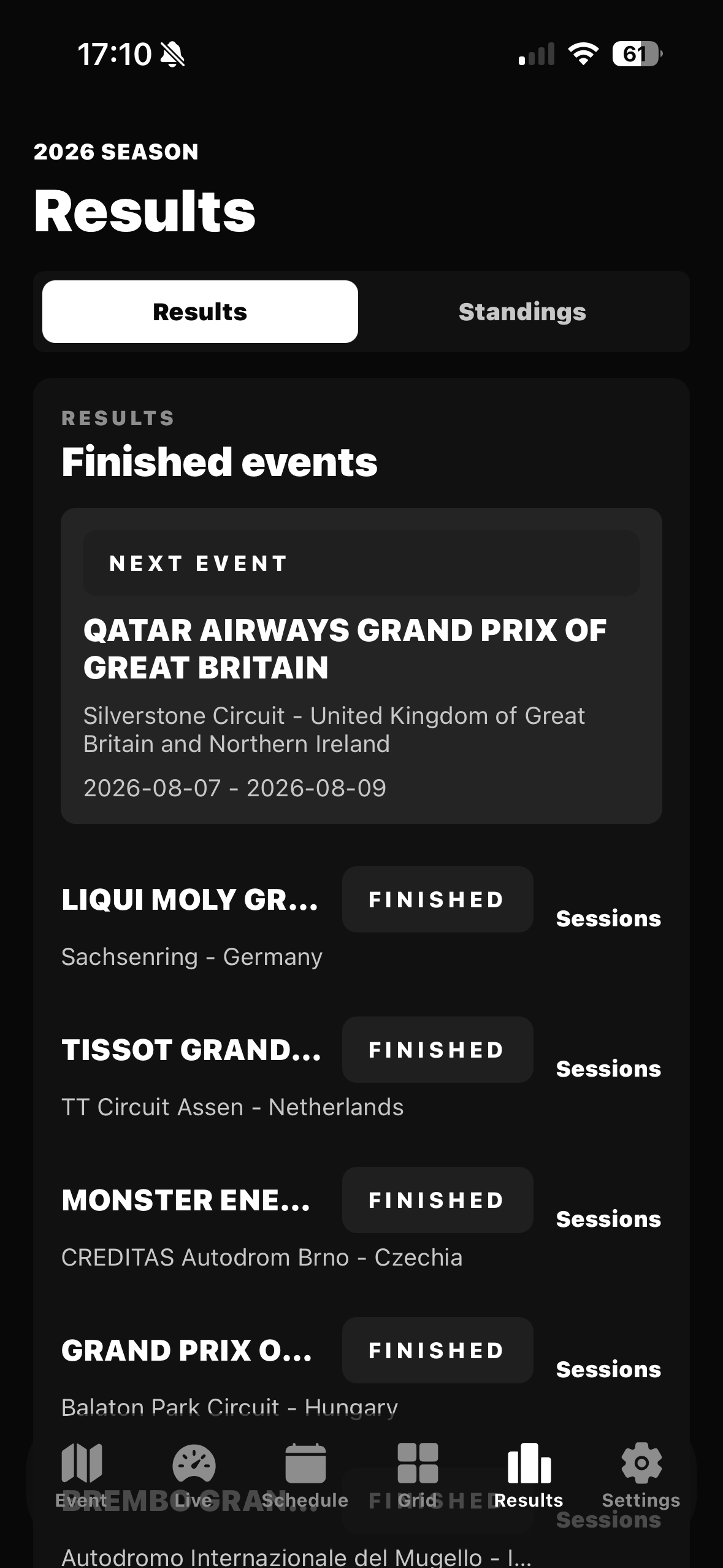 MotoTiming: Building a Real-Time Motorsport Companion App screenshot 9