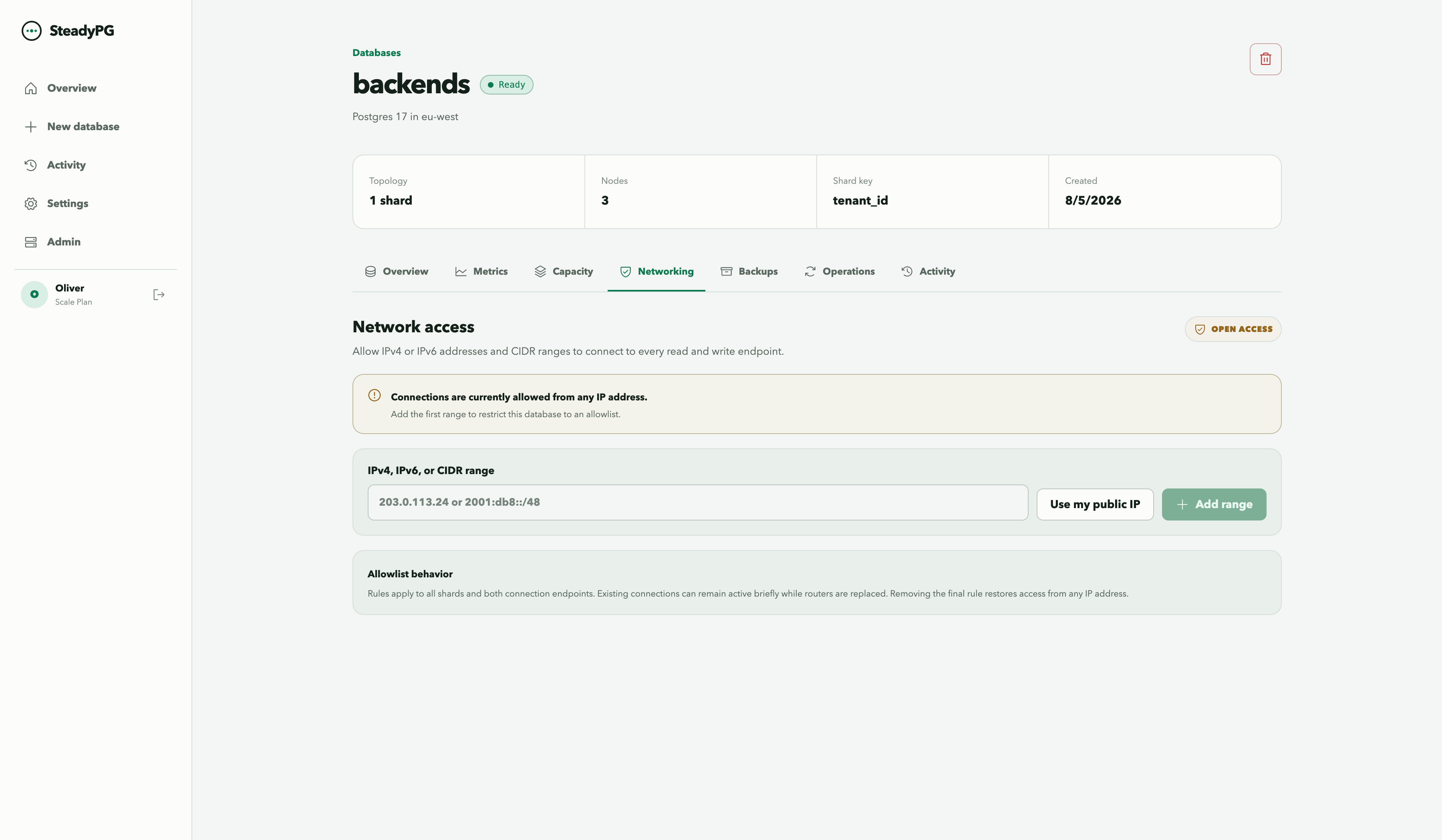 SteadyPG: Building a Self-Service Managed PostgreSQL Platform screenshot 4