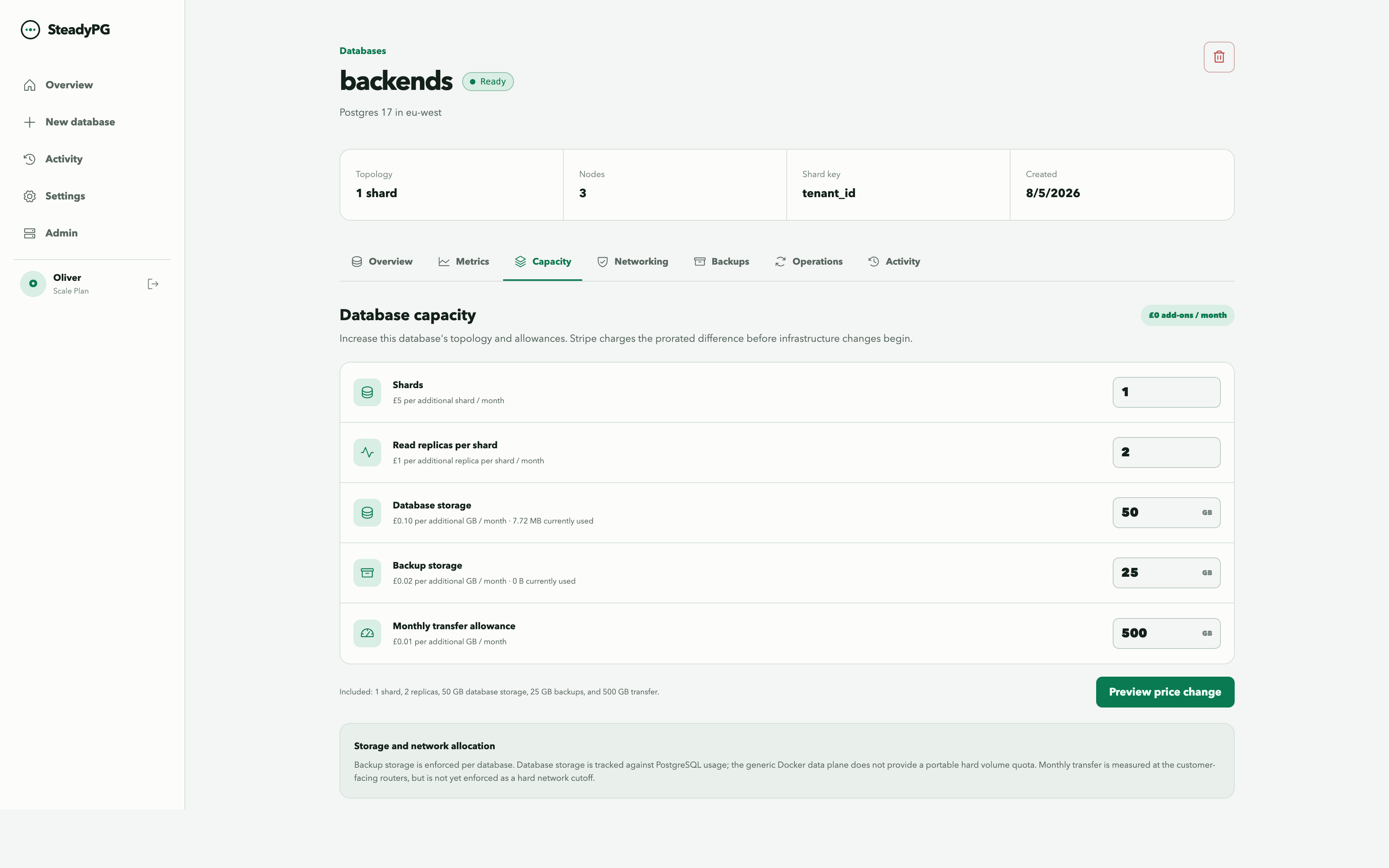 SteadyPG: Building a Self-Service Managed PostgreSQL Platform screenshot 5