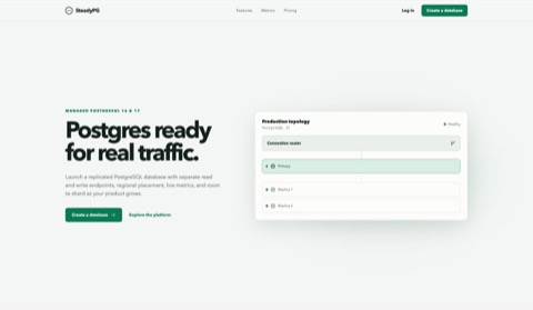 Screenshot of SteadyPG